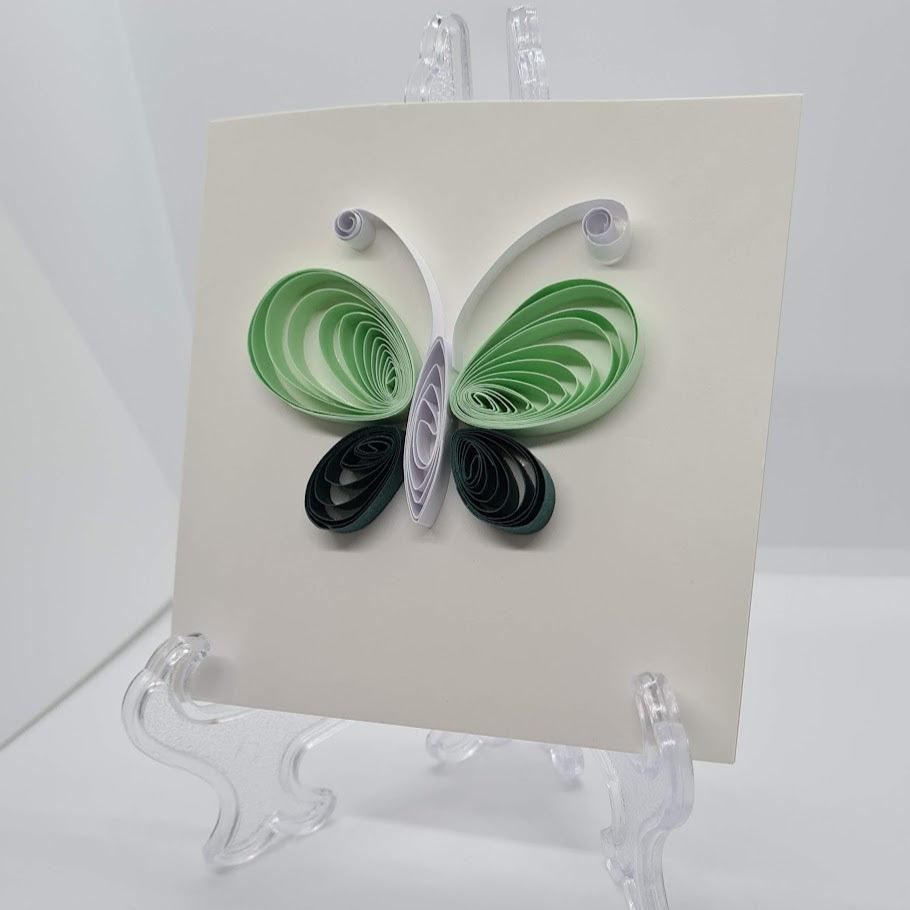 Quilled Butterfly Card