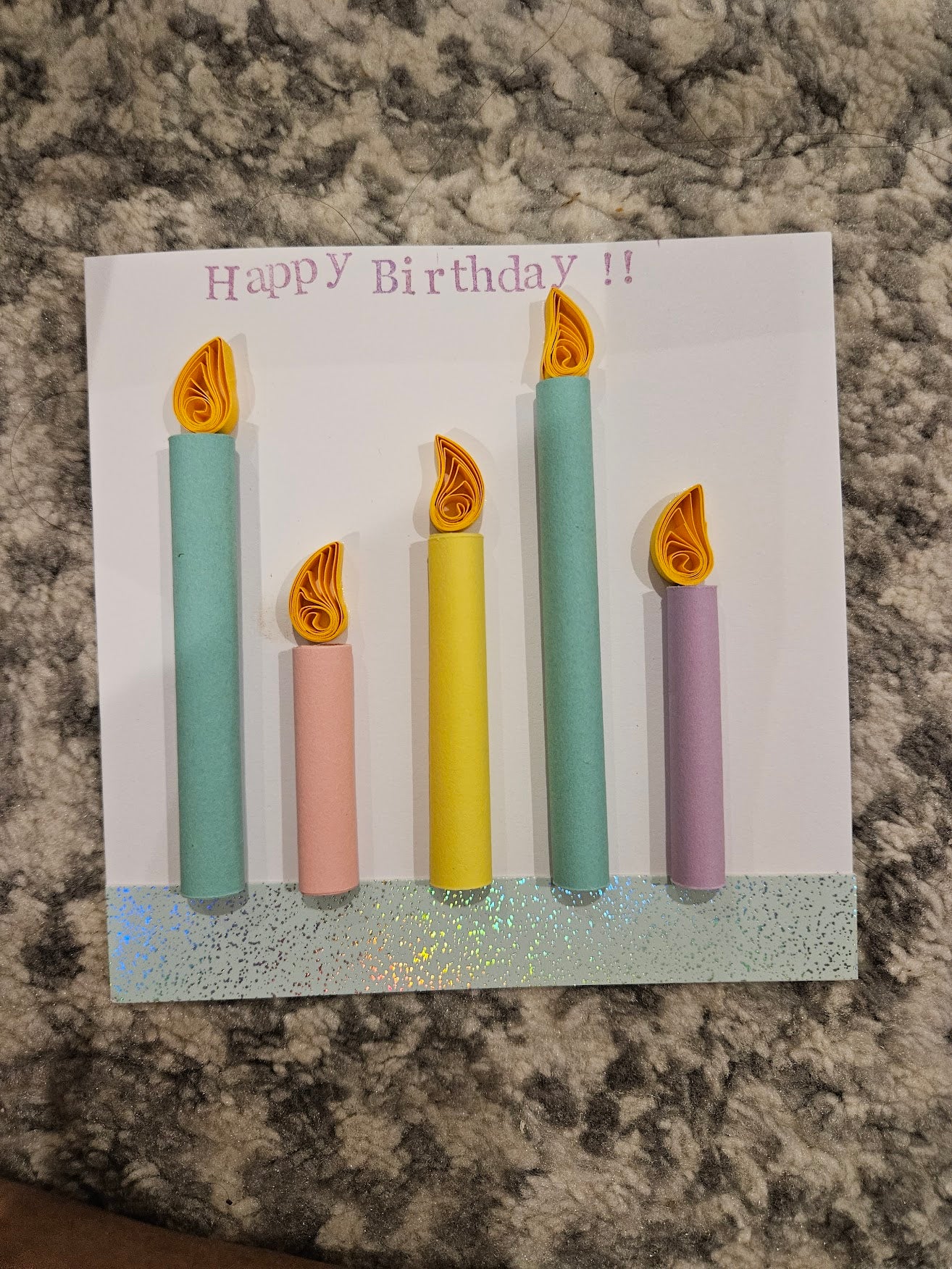 Candle Birthday Cards