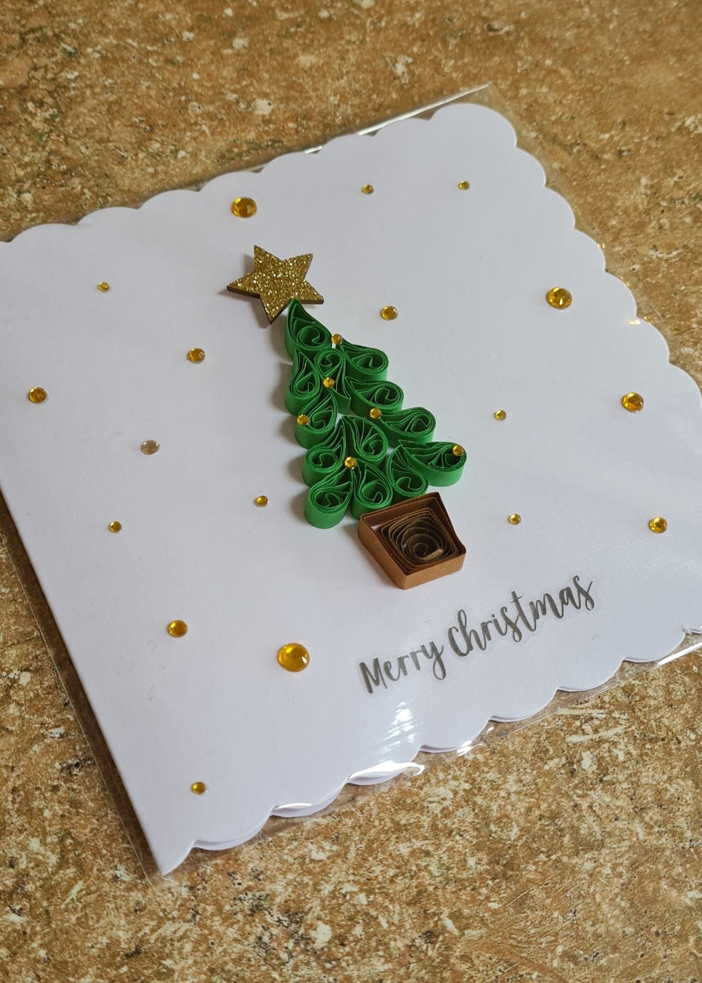 Quilled Christmas Tree Cards