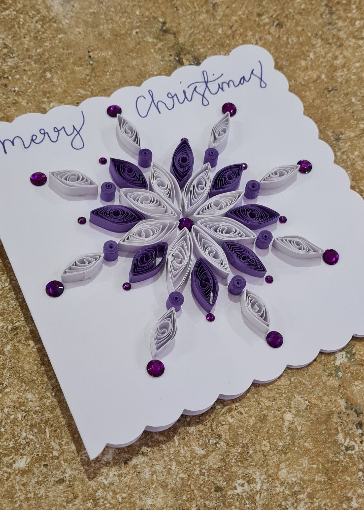 Quilled Snowflake Christmas Cards