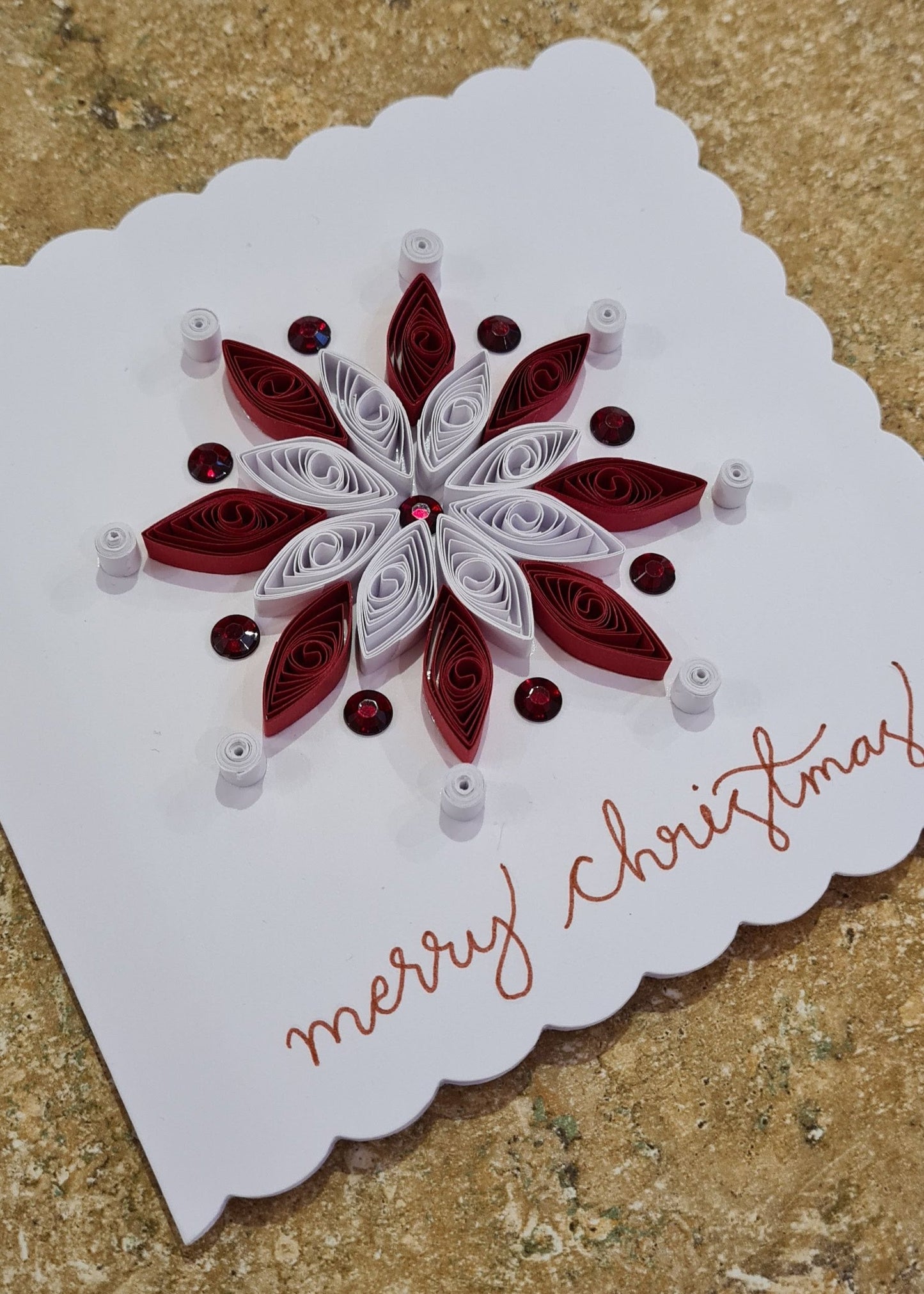 Quilled Snowflake Christmas Cards