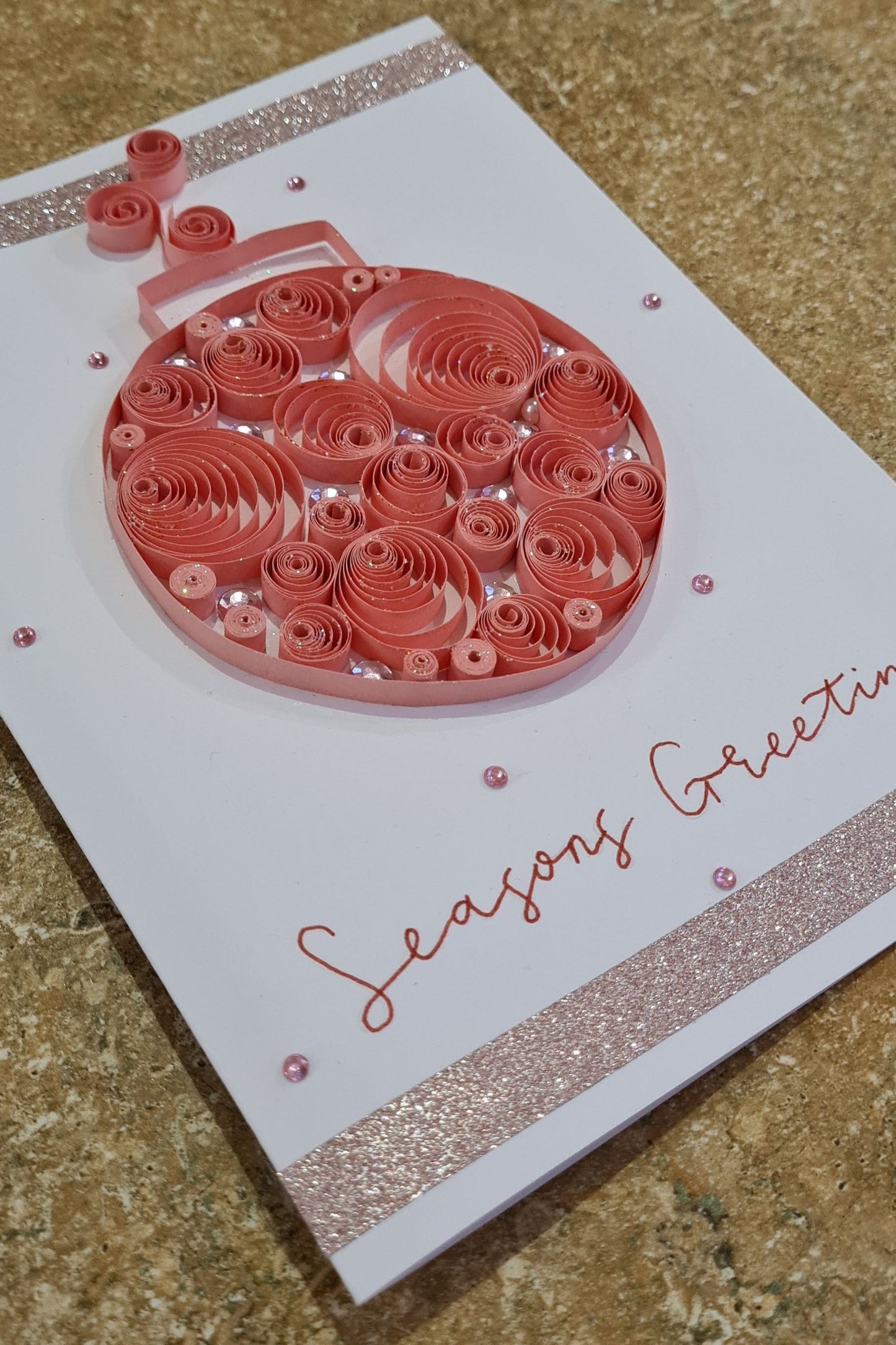 Quilled Christmas Bauble Cards