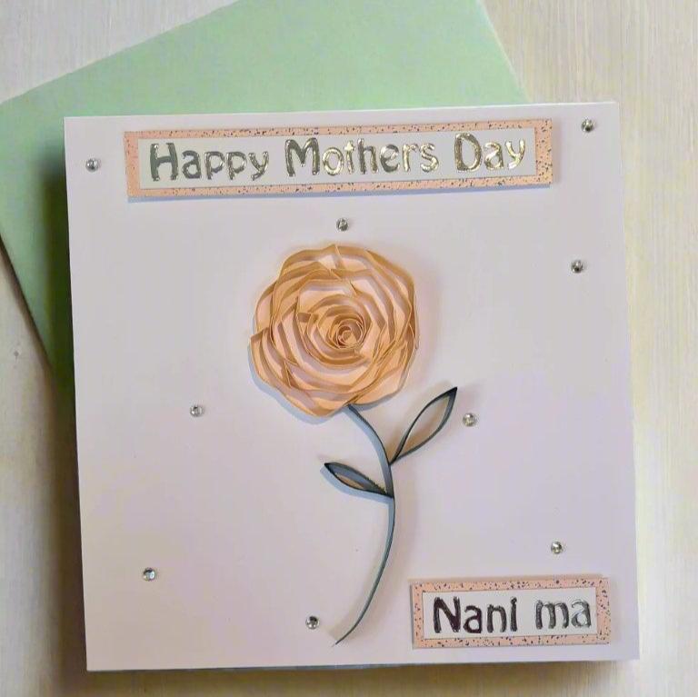 Rose Mothers Day/Happy Birthday Card