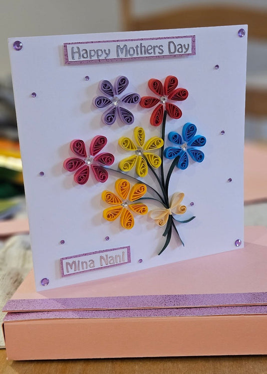 Quilled Bouquet Card