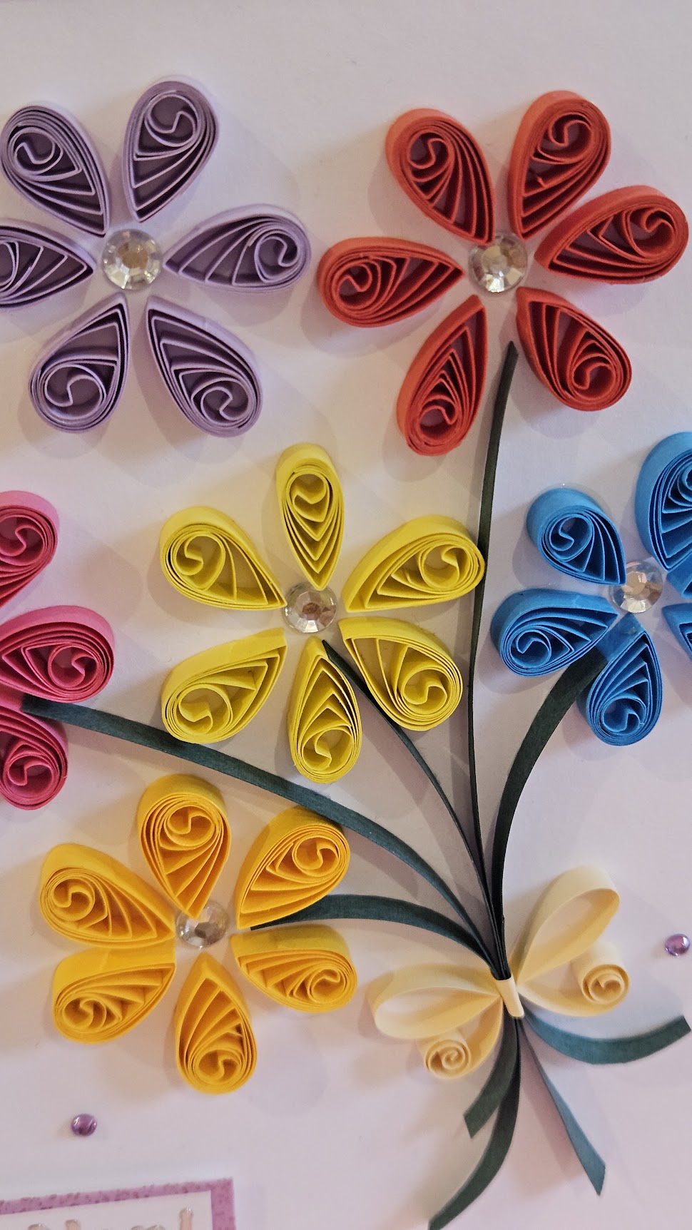 Quilled Bouquet Card